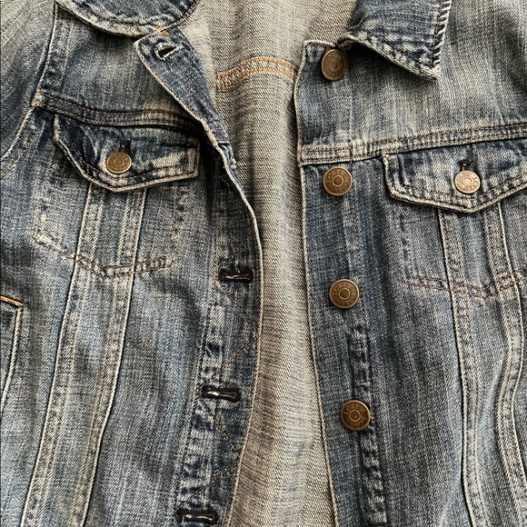 J. Crew Indigo Denim Jacket. Blue - Picture 4 of 14